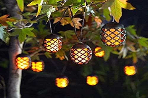 Image of Smart Garden Products Ltd 1060305 Solar Cool Flame String Lights Black (10 Bulbs)