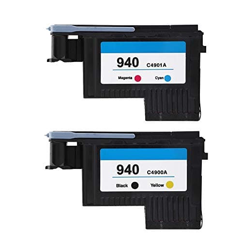 Image of Replacement Printhead for 940 Series Printer, Suitable for Officejet pro8000/8500/8500A Printer (Black and yellow + red and blue)