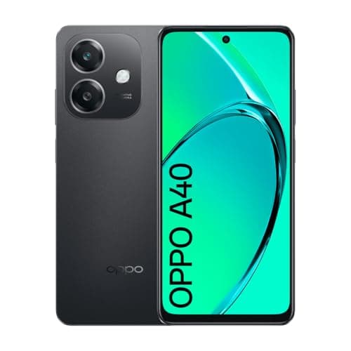 Image of OPPO A40 CPH2669 6.67" LCD Smartphone QCM 6115 Pro 4GB RAM 128GB Storage Android Sparkle Black - CPH2669-Black