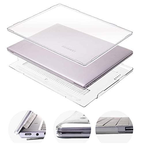 Image of FINDING CASE for HUAWEI Huawei Matebook D14 2020 / Honor MagicBook 14 Laptop,Shockproof Plastic Laptop Case Full Protective Hard Shell (Clear)