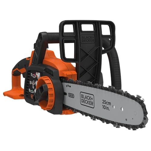 Image of BLACK+DECKER 18V Cordless 25 cm Chainsaw - Bare Unit (Battery Not Included)
