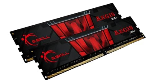 Image of G.Skill Kit Barrettes mémoire 32Go (2x16Go) DIMM DDR4 Aegis PC4-24000 (3000 Mhz) (Noir et Rouge)