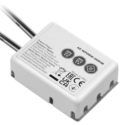 Image of Sensor Switch LED light Touchless Under-Counter Dimmable Hidden Surface-Mount Touch Sensor for 12V LED Lights, Max 50W, 0.5m Cable – Invisible On/Off & Dimming for Worktops, Cabinets, Shelves