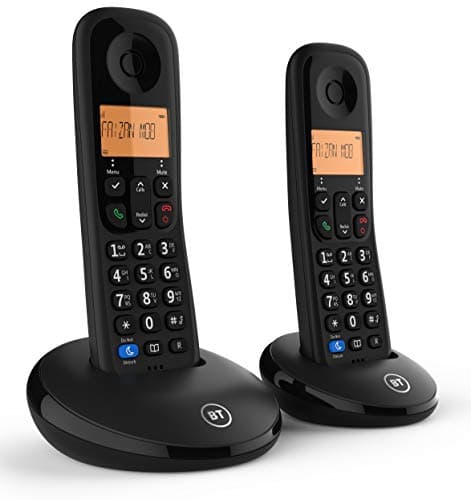 Image of BT Everyday Cordless Landline House Phone, Home Phone, Basic Call Blocker, Do Not Disturb button, Twin Handset Pack