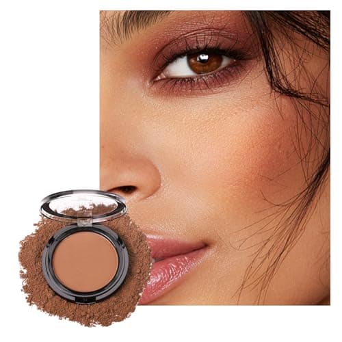 Image of Matte Bronzing Powder & Nose Contouring Palette in Bronze Shade - Waterproof Silky Texture with Buildable Cool-Toned Coverage for All-Day Wear - Lightweight Formula for Mature Skin