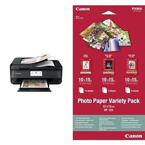 Image of Canon PIXMA TS9550a Wireless A3 Colour All-in-One Inkjet Photo Printer - A3 Print, Copy, Scan - ADF, Touchscreen - Wi-Fi, Ethernet, Cloud Link Connectivity - Multi-Media Support - Home Printer