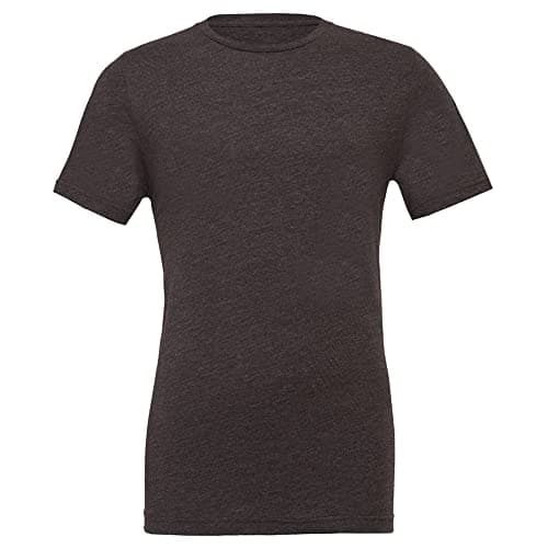 Image of Bella + Canvas Unisex Jersey Crew Neck T-Shirt Dark Heather 2XL - Ring Spun Cotton
