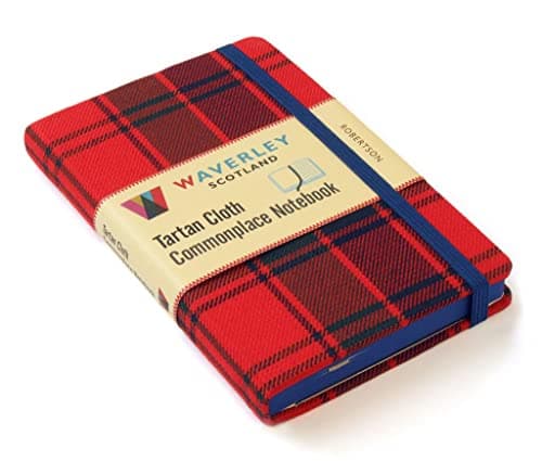 Image of Robertson Notebook: Waverley Genuine Scottish Tartan Notebook