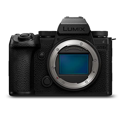 Image of Panasonic LUMIX DC-S5M2XE Mirrorless Full Frame Camera, 4K 60p & 6K 30p Unlimited Recording, Flip Screen, WiFi, Hybrid Phase AF, Active is, Dual Native ISO, DMW-BLK22 Battery, Case Only, 2160p, 2023