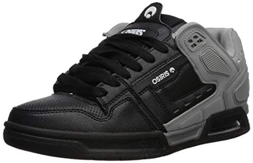 Image of Osiris Men's Peril Skate Shoe, Grey/White/Black, 5 UK