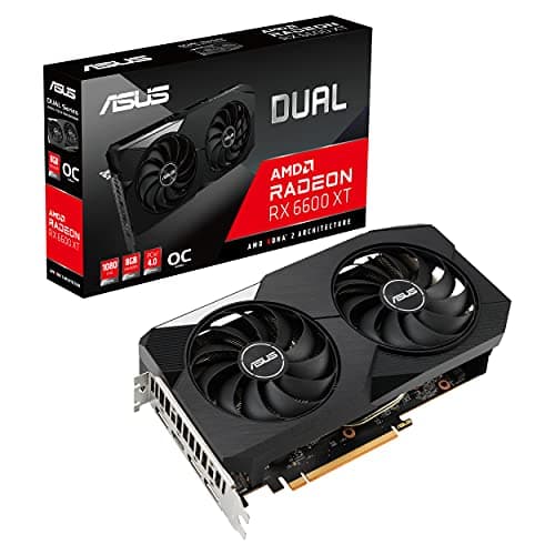 Image of ASUSTEK - VIDEO CARDS DUAL-RX6600XT-O8G OC EDITION 8GB GDDR6 HDMI 2.1 DISPLAYPORT 1, 90YV0GN1-M0NA00