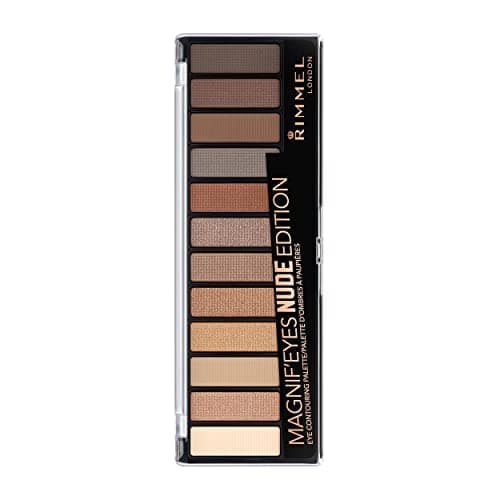 Image of Rimmel Magnif'eyes Nude Edition Eyeshadow Palette, 12 shade, Cream