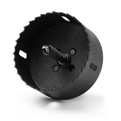Image of HSAWBIT HSS Bi-Metal 89mm Hole Saw, M42 Fast Cut Extra Cobalt Hole Cutter 40mm Cutting Depth, For Stainless Mild Sheet Wood Plastic Various Materials
