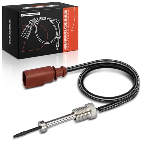 Image of Frankberg Exhaust Gas Temperature Sensor EGT Sensor 2-Pin Compatible with A1 Sportback Toledo IV Rapid Spaceback California T6 Camper Multiva.n VI Replace# 04L906088 Series