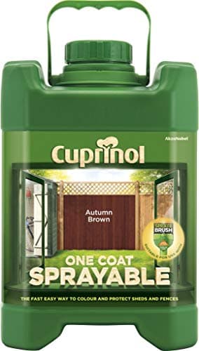 Image of Cuprinol Sprayable Fence Treatment 5L Harvest Brown (145832)