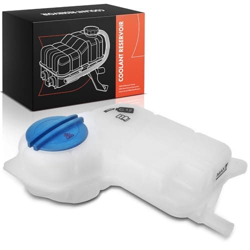 Image of Frankberg Coolant Expansion Tank Compatible with A4 8EC B7 8E2 B6 Avant 8ED B7 8E5 B6 A6 4B2 C5 Avant 4B5 1.6L-3.2L 2000-2008 8E0121403