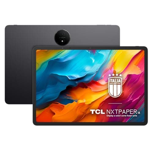 Image of TCL NXTPAPER 14 Tablet, 14.25 Inch FHD, Octa-Core, 8 GB RAM, 256 GB Memory, Expandable by MicroSD, 10,000 mAh Battery, Android 14, Grey, Pen Included