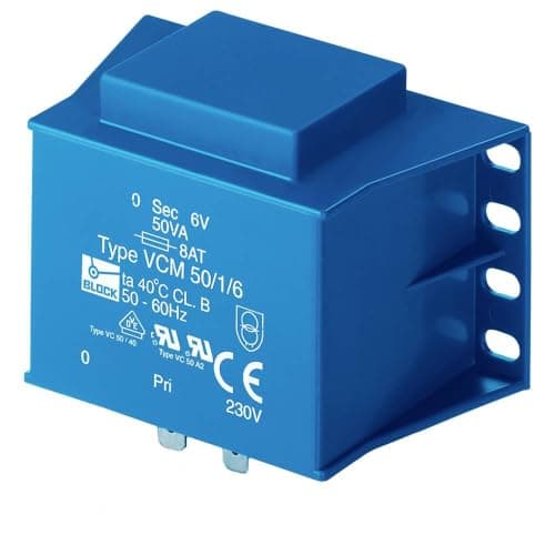 Image of Block VCM 25/1/9 Circuit Board Transformer 1 x 230 V 1 x 9 V/AC 25 VA 2.77 A