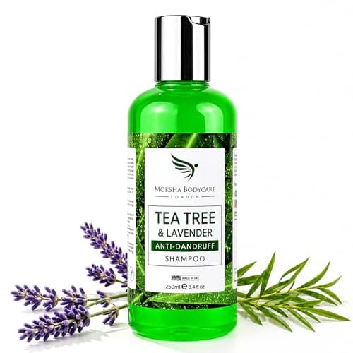 Image of Tea Tree Anti Dandruff Shampoo - Therapeutic Grade Antifungal Tea Tree Shampoo for Dry Itchy Flaky Scalp and Dandruff Hair for Men & Women, 250ml