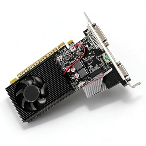 Image of Sxhlseller GT730 2GB Graphics Card, 64bit GDDR3 Low Profile PC GPU, PCIe 2.0 x16 Computer Video Graphics Card with DirectX11 Support, VGA DVI I HDMI Support (GT730 2GB GDDR3)