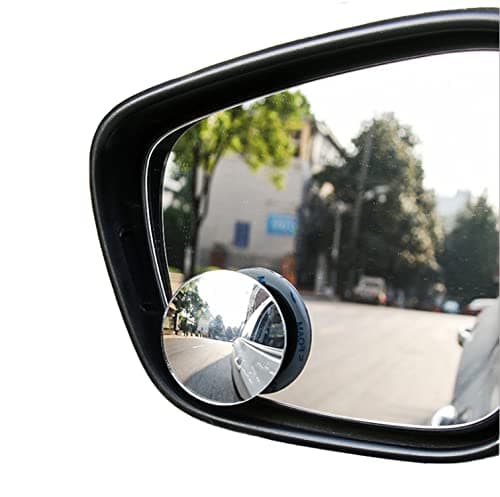 Image of Blind Spot Mirrors For Cars Waterproof 360°Rotatable Convex Rear View Mirror Round Shape Wide Angle Car Wing Mirror For Universal Cars Traffic Safety -2 Pack