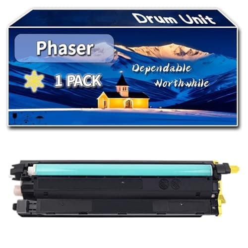 Image of Compatible for Xerox Phaser 6510 Drum Unit, Work for Xerox Phaser 6510 6510DN 6510DNI 6510N Printers, Drum Unit 108R01420 108R01417 108R01418 108R01419 (1 Pack Yellow)