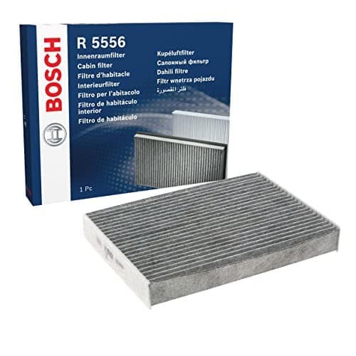 Image of Bosch R5556 Activated Carbon Cabin Filter, Replacement Filter - Against Unpleasant Smells, Pollen and Dust for Cleaner Air Inside the Vehicle