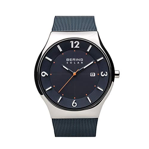 Image of BERING Men Analog Solar Collection Watch with stainless steel Strap and Sapphire Crystal 14440-307