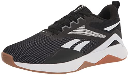 Image of Reebok Nanoflex TR V2, Men's Cross Trainer, Black Pure Grey White, 9.5 UK