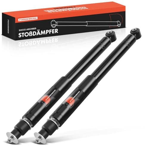 Image of Frankberg 2x Shock Absorber Strut Rear Left Right 485mm Gas pressure Compatible with B-Class W245 A-Class W169 Replace# 1693260700,553340