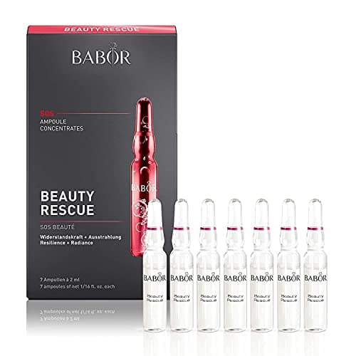 Image of BABOR Beauty Rescue Ampoule Serum Concentrates | Reboot Stressed and Weakened Skin with Epocyl and Active Marine Essence | Smooths, Hydrates and Evens Complexion | 7 Days to Resilient and Radiant Skin
