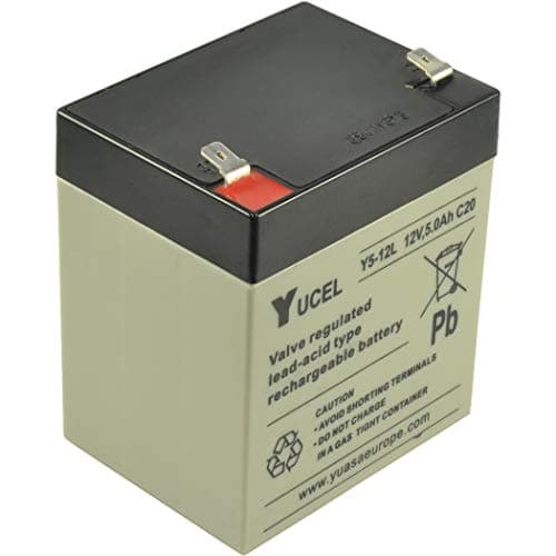 Image of Yucel - Sealed lead acid battery YUCEL Y5-12 12V 5Ah F4.8