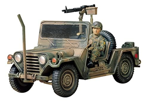 Image of TAMIYA 300035123 Ford Military 300035123-1:35 US M151A2 MUTT Off-Road (1), Faithful Replica, Plastic Kit, Crafts, Model Kit, Assembly, Unpainted, Purple