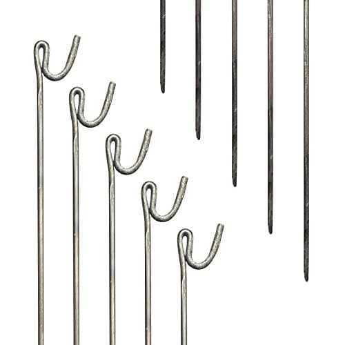 Image of PDL - Pegdev - Premium Steel Fencing Pins - 1300mm x 10mm | Durable Barrier Mesh, Road, and Event Stakes | Heavy-Duty Construction for Reliable Security.(10 PINS)