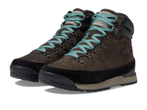 Image of The North Face Men's Back-To-Berkeley IV Leather Wp Fashion Boot, Demitasse Brown/Tnf Black, 7.5