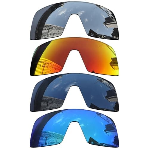 Image of Acefrog 4 Pieces Polarized Replacement Lenses for Oakley Sutro OO9406 Sunglasses, Perfectly Fit, Shatterproof, Anti-scratch, Value Pack, Polarized Lens