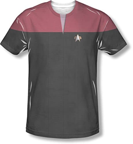 Image of Star Trek - Mens Voyager Command Uniform T-Shirt, XXX-Large, White