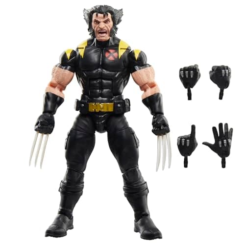 Image of Marvel Legends Series Wolverine Comics Action Figure, Black