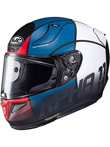 Image of HJC - RPHA 11 Motorcycle Helmet Quintain MC21SF Red White Blue S