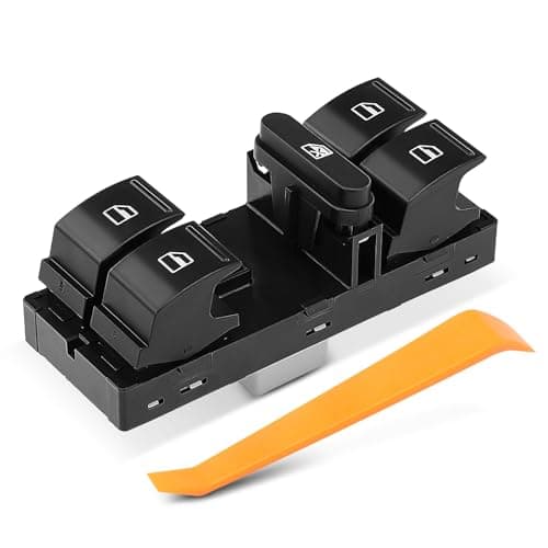 Image of Frankberg Power Window Switch Compatible with Golf Plus/Golf V 1K1 521 5M1 2003-2008 J.e.t.t.a III/IV 1K2 162 163 AV2 AV3 P.a.s.s.a.t 3C2 362 2005-2014 Polo 6C1 6R1 2009-Today