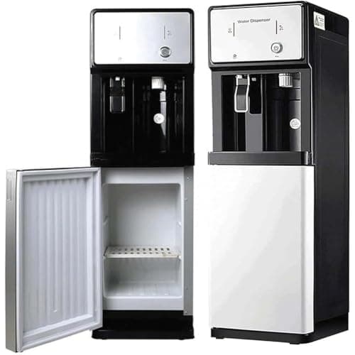 Image of Freestanding Mains Fed Floor Standing Water Dispenser – 3-in-1 Ice & Hot Dual Function, Instant Hydration, Ideal for Home, Office & Commercial Use