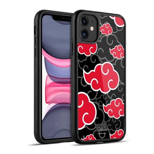Image of Head Case Designs Officially Licensed Naruto Shippuden Akatsuki Iconic Gel Armour Case [Military Grade Protection] Compatible With Apple iPhone 11