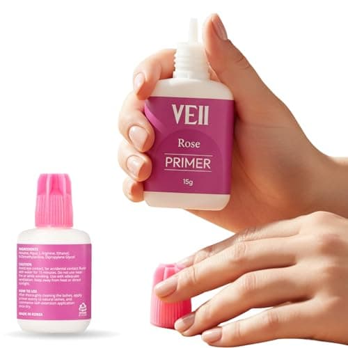 Image of Lash Primer | Lengthens & Thickens Mascara Base for Enhanced Lash Look with more Curvier & more Thicker, Eyelash Primer before Mascara Suitable for Sensitive Eyes, Vegan Rose (15g)