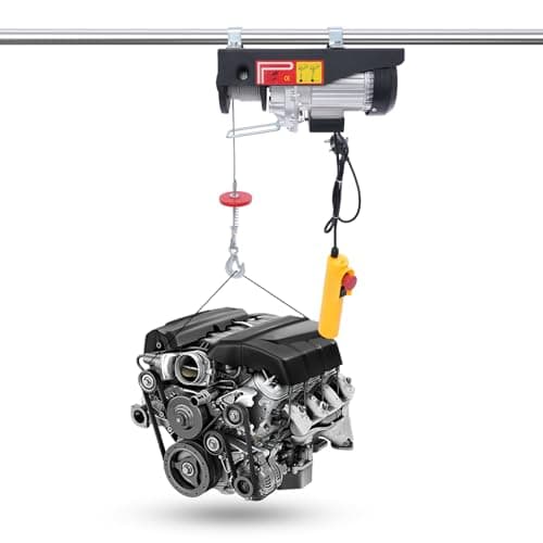 Image of 500kg Electric Hoist Control Hoist, with Cable Remote Control,with WireWired Control,for Agriculture Factories Docks Mines Warehouses Lifting Regular or Irregularly Shaped Objects