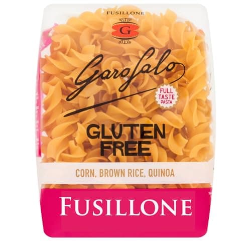 Image of Garofalo Gluten Free Fusilloni Italian Dried Pasta, 400g - Suitable for Coeliac and Vegan diets (Pack of 1)