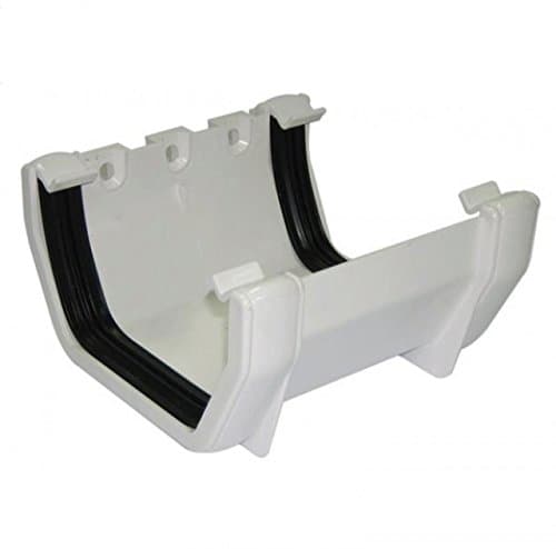 Image of FLOPLAST 114mm Square Union Gutter Bracket - White