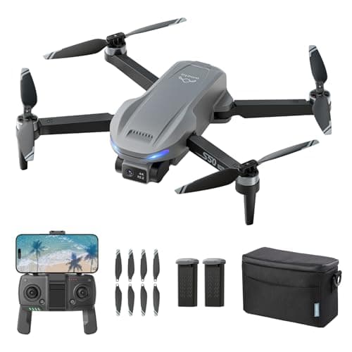 Image of Ameta Drone with Camera 4K Professional with GPS, S50 Lite FPV Drone for Kids and Adults with Auto Return/ 50-Min Flight Time/Follow Me/Intelligent Mode/Gesture Control/ 500M Range, Under 249g