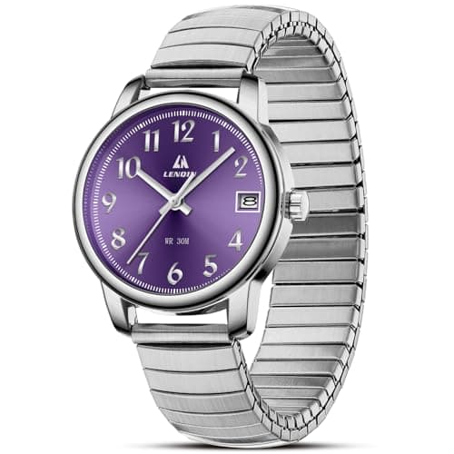 Image of LN LENQIN Ladies Watches Womens Watch Stainless Steel Waterproof Watches for Women Analog Quartz Wrist Watch Expansion Band