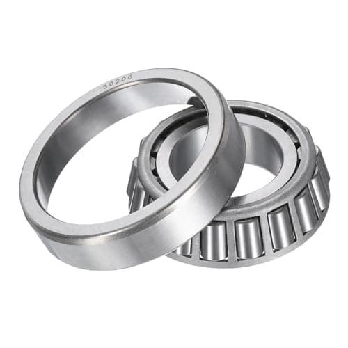 Image of sourcing map 30206 Tapered Roller Bearing Cone and Cup, 30mm Bore x 62mm OD x 17.5mm Thick, Chrome Steel Taper Bearing Set, ABEC-3