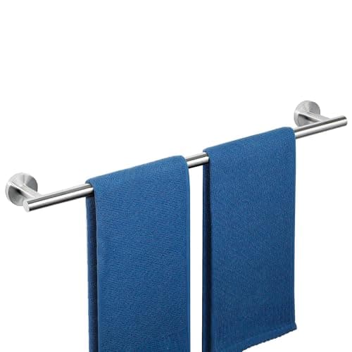Image of SAYAYO Towel Rail Wall Mounted Brushed Towel Holder Bathroom Towel Bar for Hand Towel SUS 304 Stainless Steel 24-Inch/60CM, EGKN2301FT-600-LS